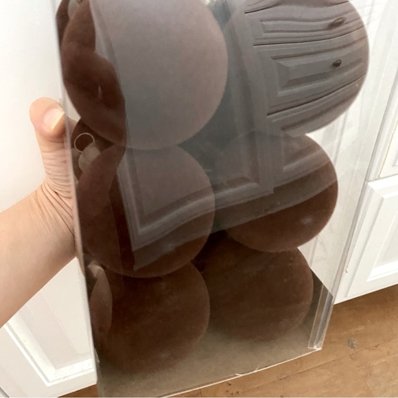 3 SETS Hobby Lobby Flocked Ornaments - Picture 6 of 9